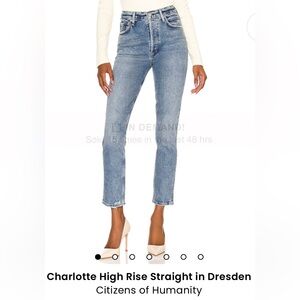 Citizens of Hunanity, SLIM STRAIGHT Charlotte Jean, size 25